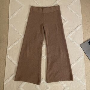 Cozy Brown Knit Pants